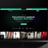 socialfuel.io — the Foreplay and AdSpy alternative — homepage on a MacBook Pro: "Every brand has a playbook. Read yours. Read theirs." with a wall of decoded competitor ads